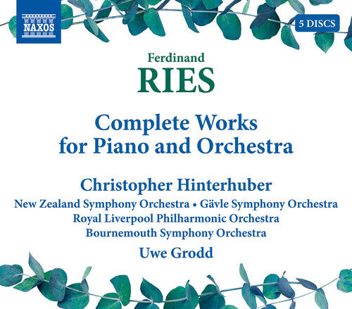 

CD диск Ries / Hinterhuber / Bournemou: Complete Works for Piano