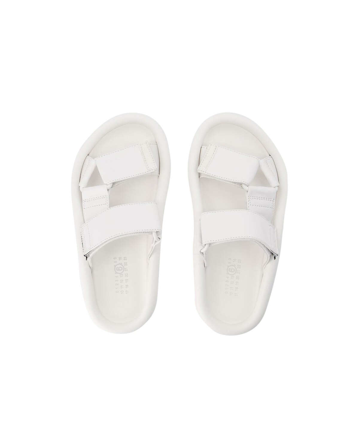 

Сандалии - MM6 Maison Margiela - Кожа - Белый, бежевый