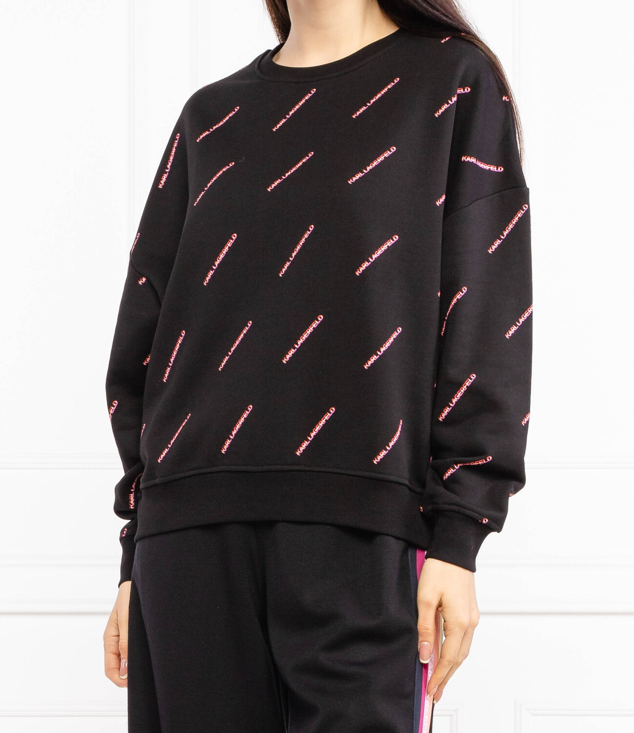 

Толстовка Karl Lagerfeld regular fit, черный