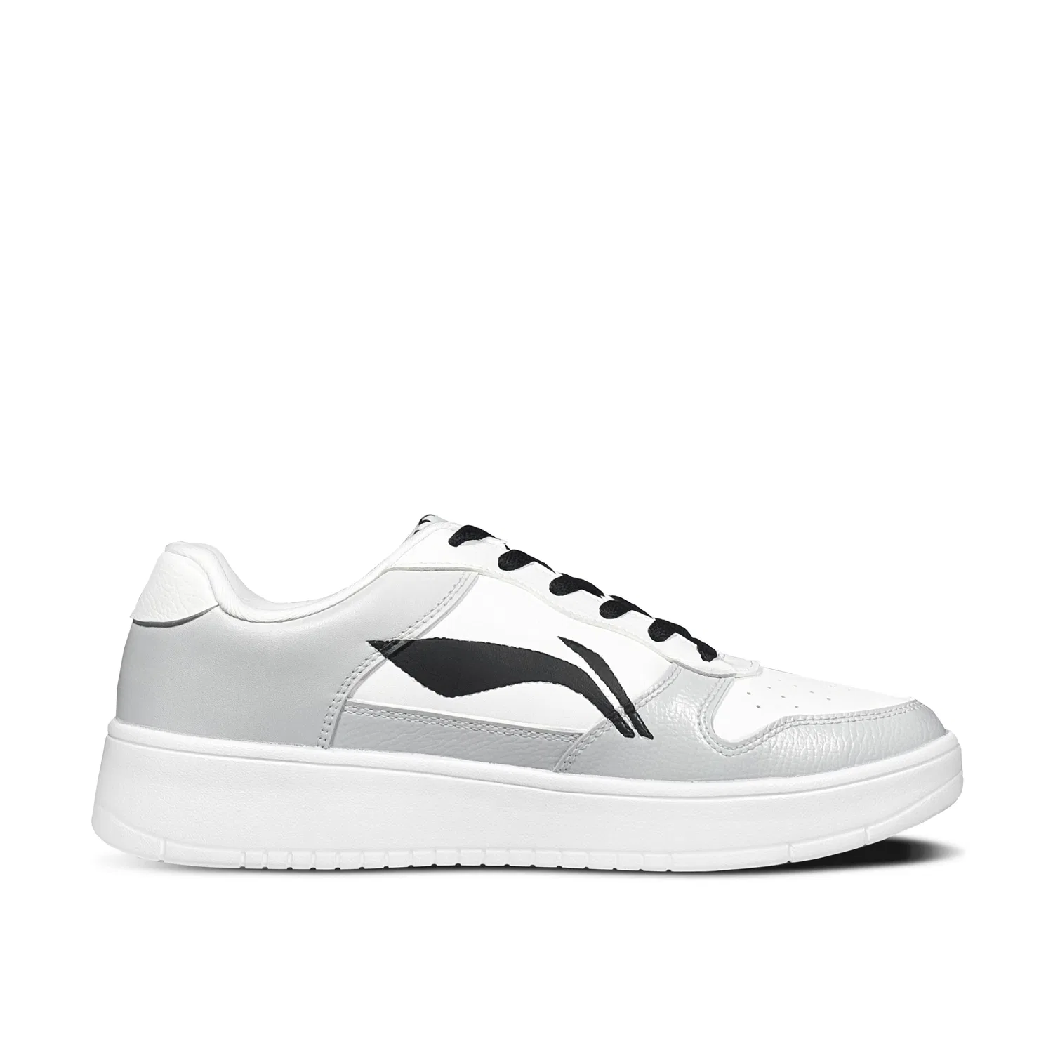 Кроссовки скейтбордические с принтом Li-Ning Black White — фото 3