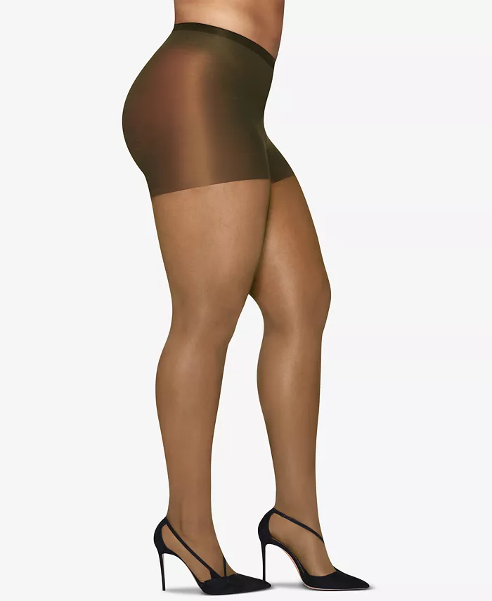 

Шелковистые прозрачные колготки Hanes Curves Plus Size с утягивающим верхом ALLSTAR PRODUCTS GROUP, коричневый