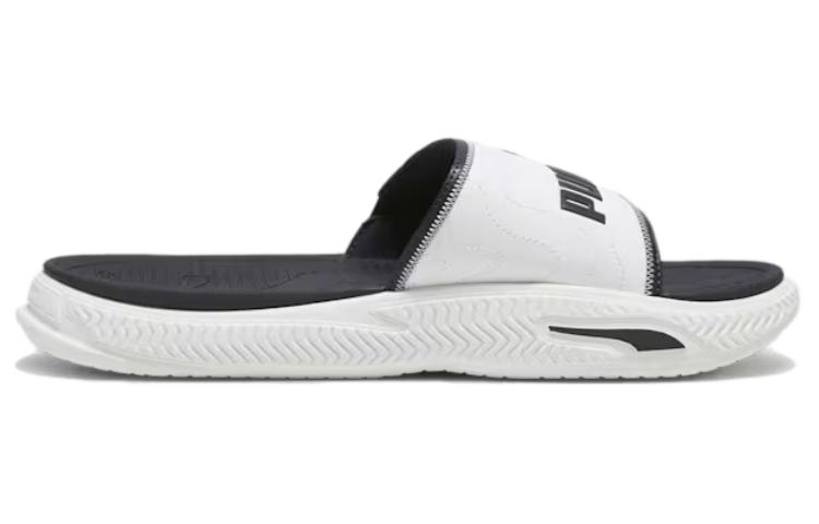 PUMA Софтрайд Про 24 В Слайды 'Белый Новый Нэви' - Чёрный Белый, цвет Black White — фото 2