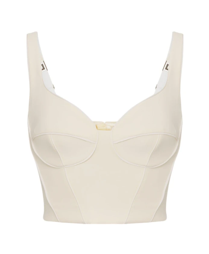 

Элегантная блузка из высококачественного материала. Elisabetta Franchi, бежевый