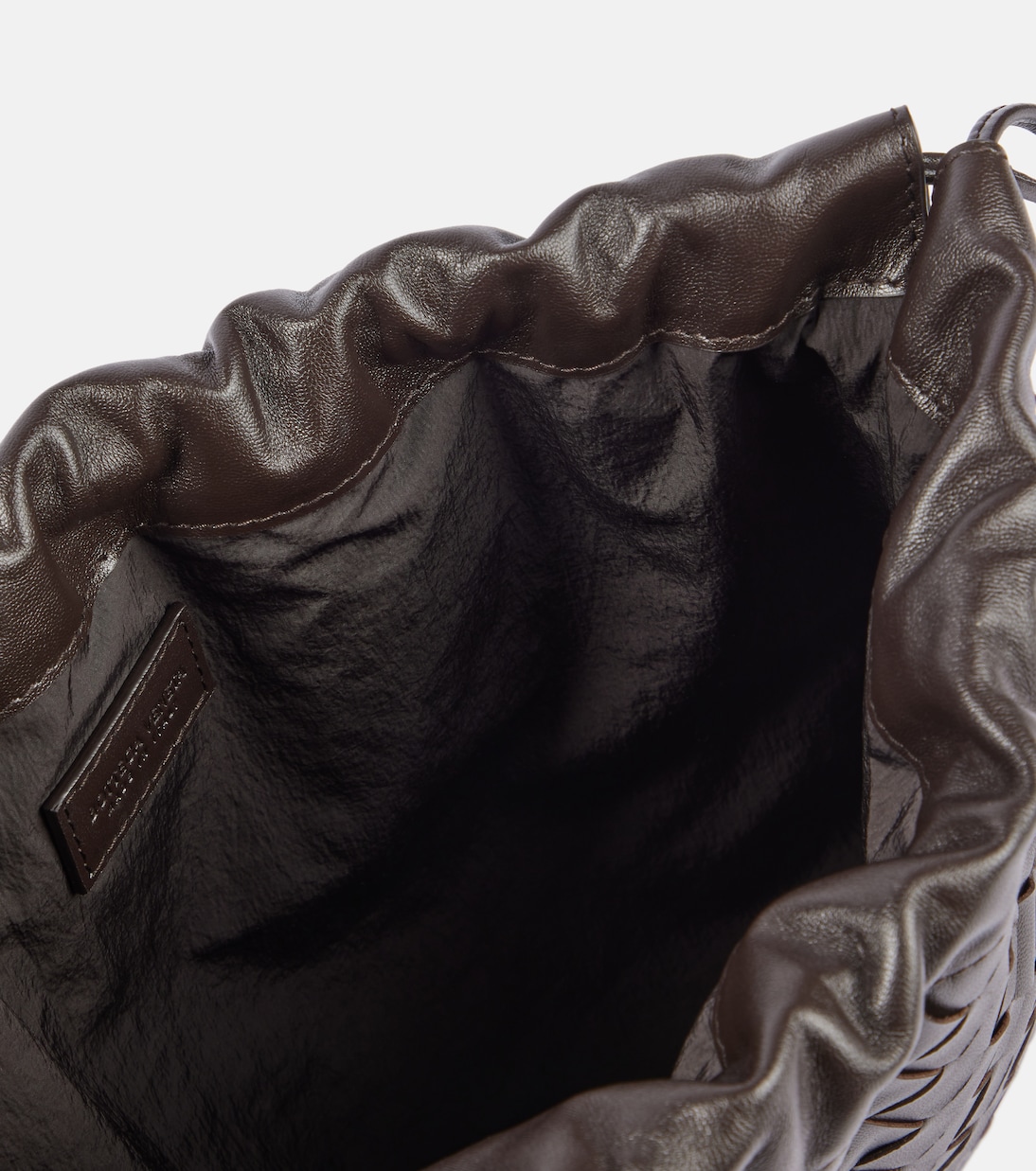 Пыльник Маленькая кожаная сумочка-клатч Bottega Veneta, Fondant-Gold — фото 4