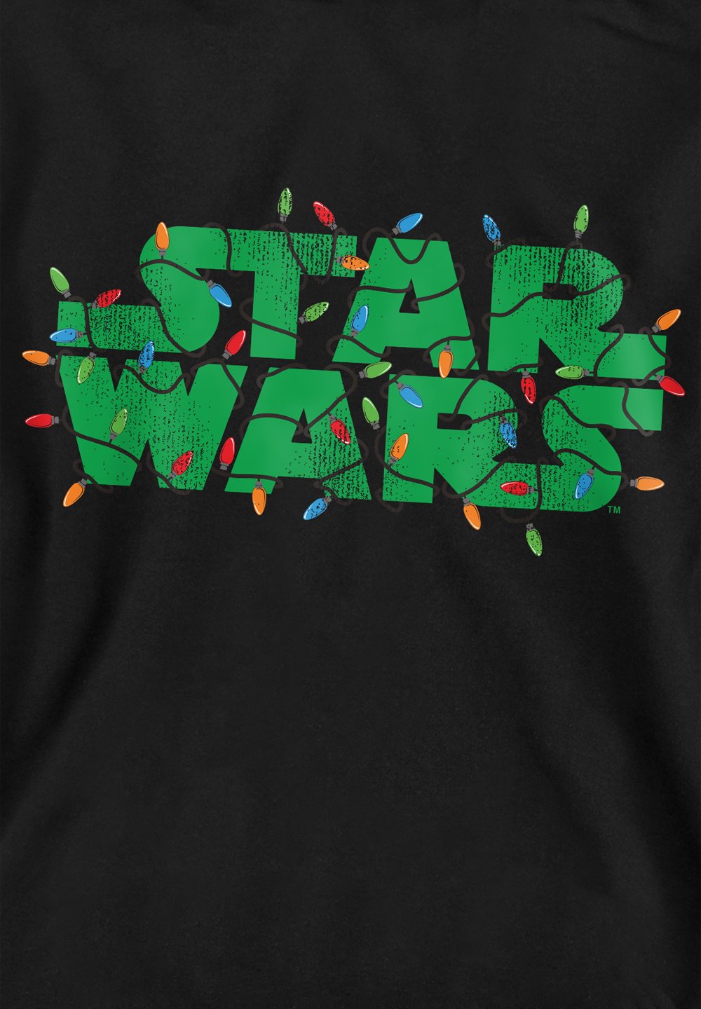 

Толстовка STAR WARS CHRISTMAS LIGHTS LOGO PRINT Star Wars, черный