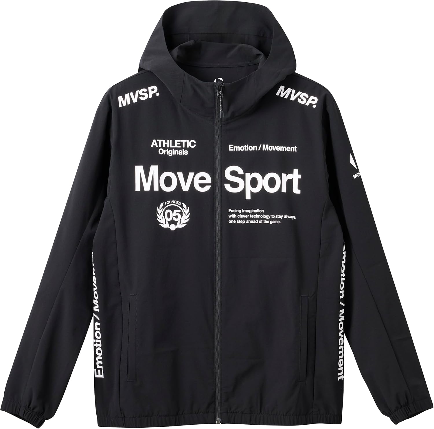 

Спортивная толстовка Move Sports с крестом, надписью Descente, логотипом AIRY TRANSFER TAIKYU Movesport