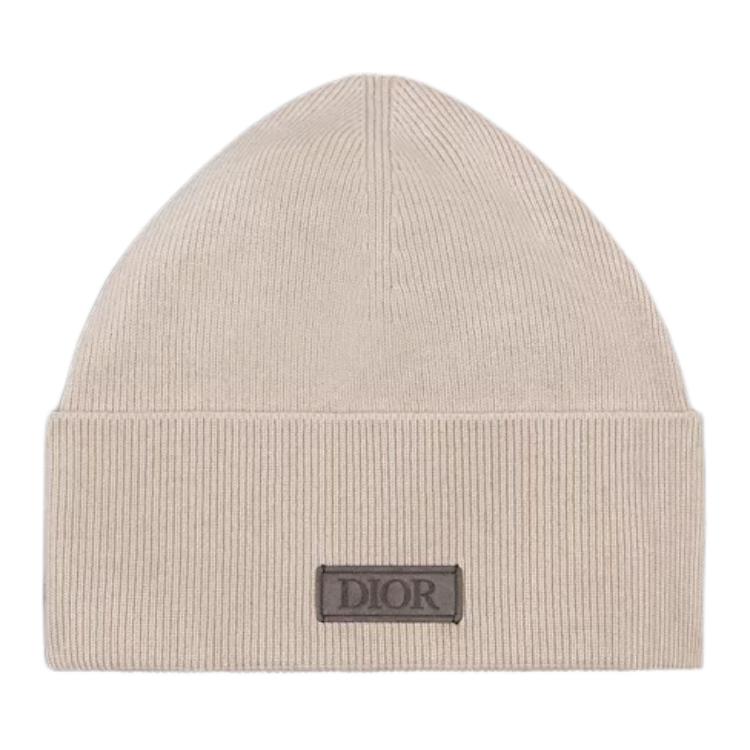 

DIOR Кашемировая шапка мужская бежевая, Beige