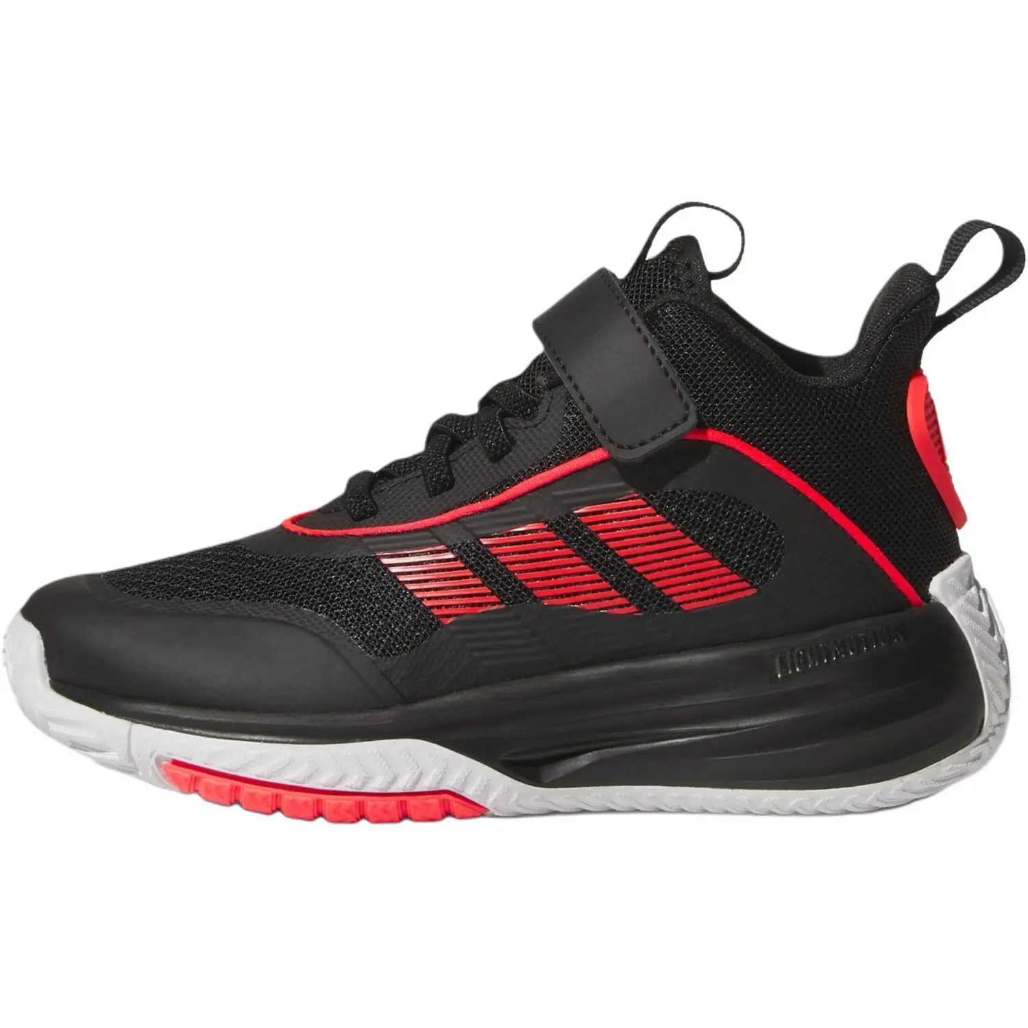 

Баскетбольные кроссовки OwnTheGame Mid top для детей Adidas, черный/красный