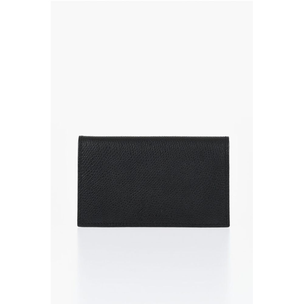 

Визитница из сафьяновой кожи с двойным сложением Corneliani, Black