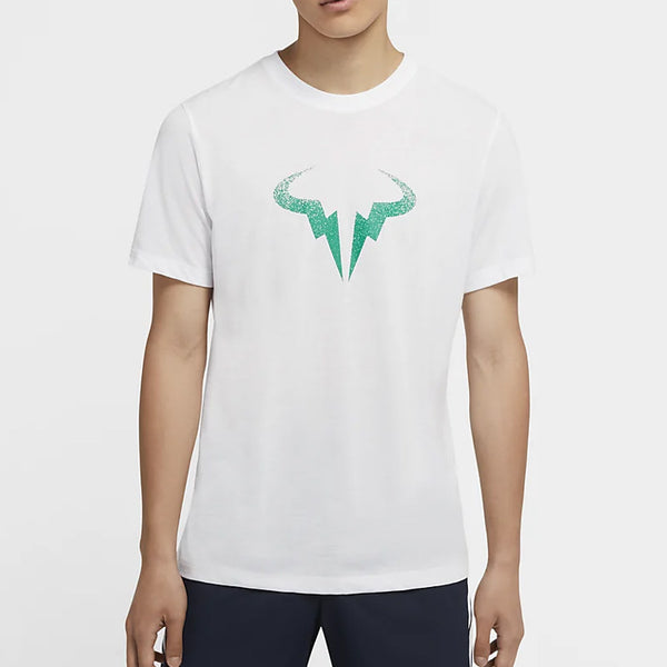 Футболка men's rafa tennis short sleeve white t-shirt Nike, белый — фото 3