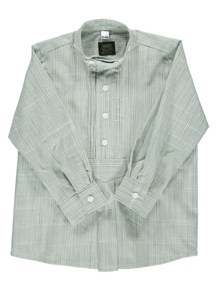 

Детская традиционная рубашка Келаро традиционного зеленого цвета OS-Trachten