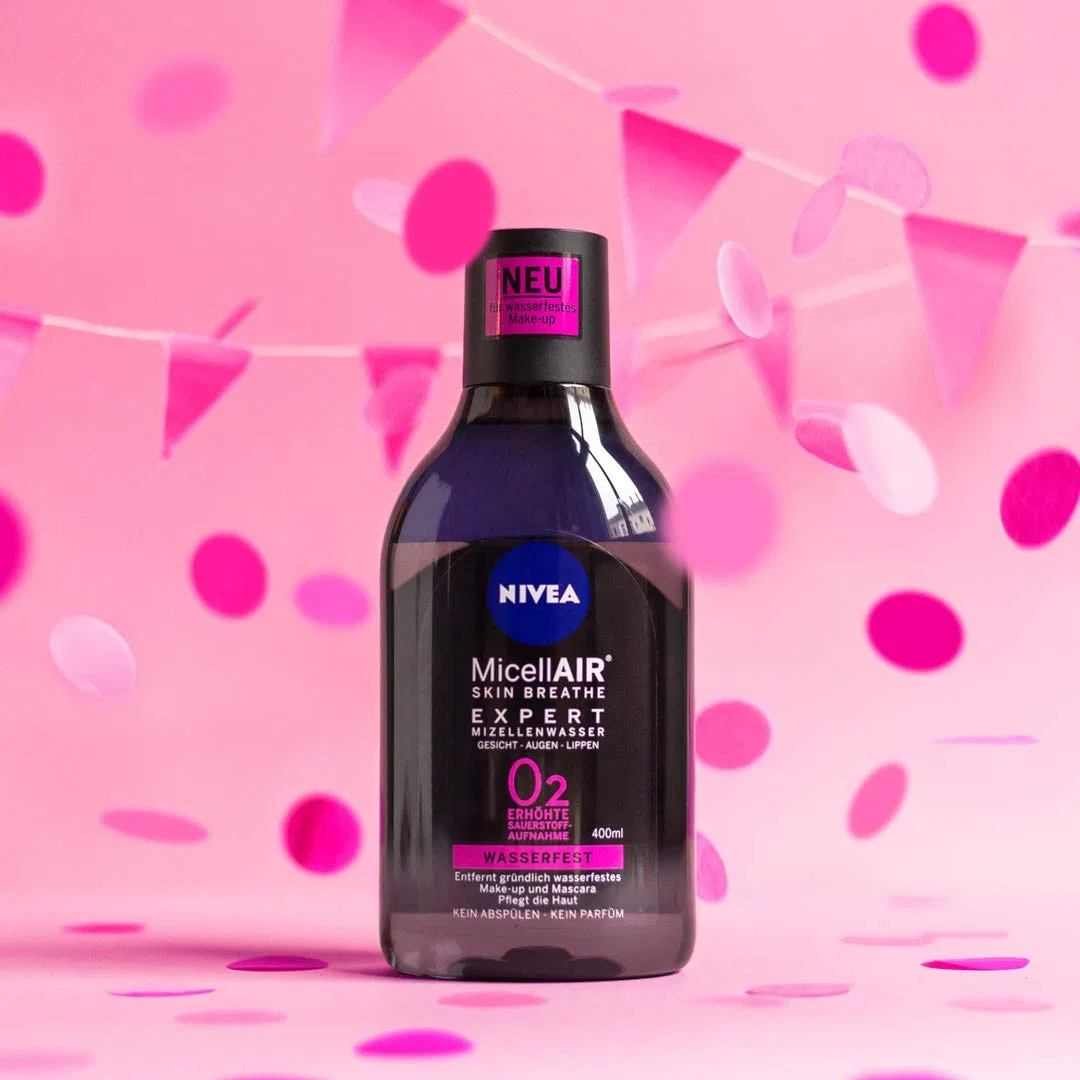 Мицеллярная вода Nivea — MicellAIR Skin Breathe Expert водостойкая, 400 мл — фото 2