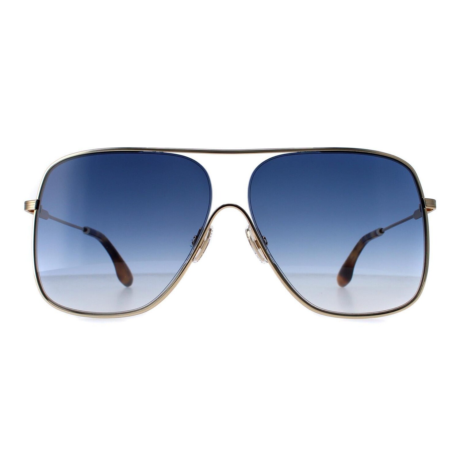 

Aviator Gold Teal Blue Gradient VB132S Victoria Beckham, золото