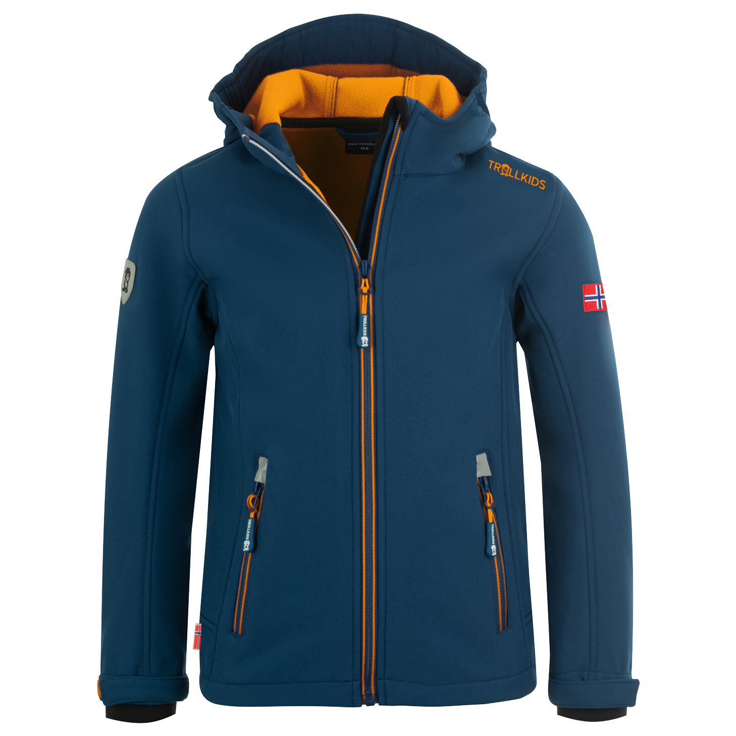 

Куртка из софтшелла Trollkids Kid's Trollfjord, цвет Mystic Blue/Golden Yellow