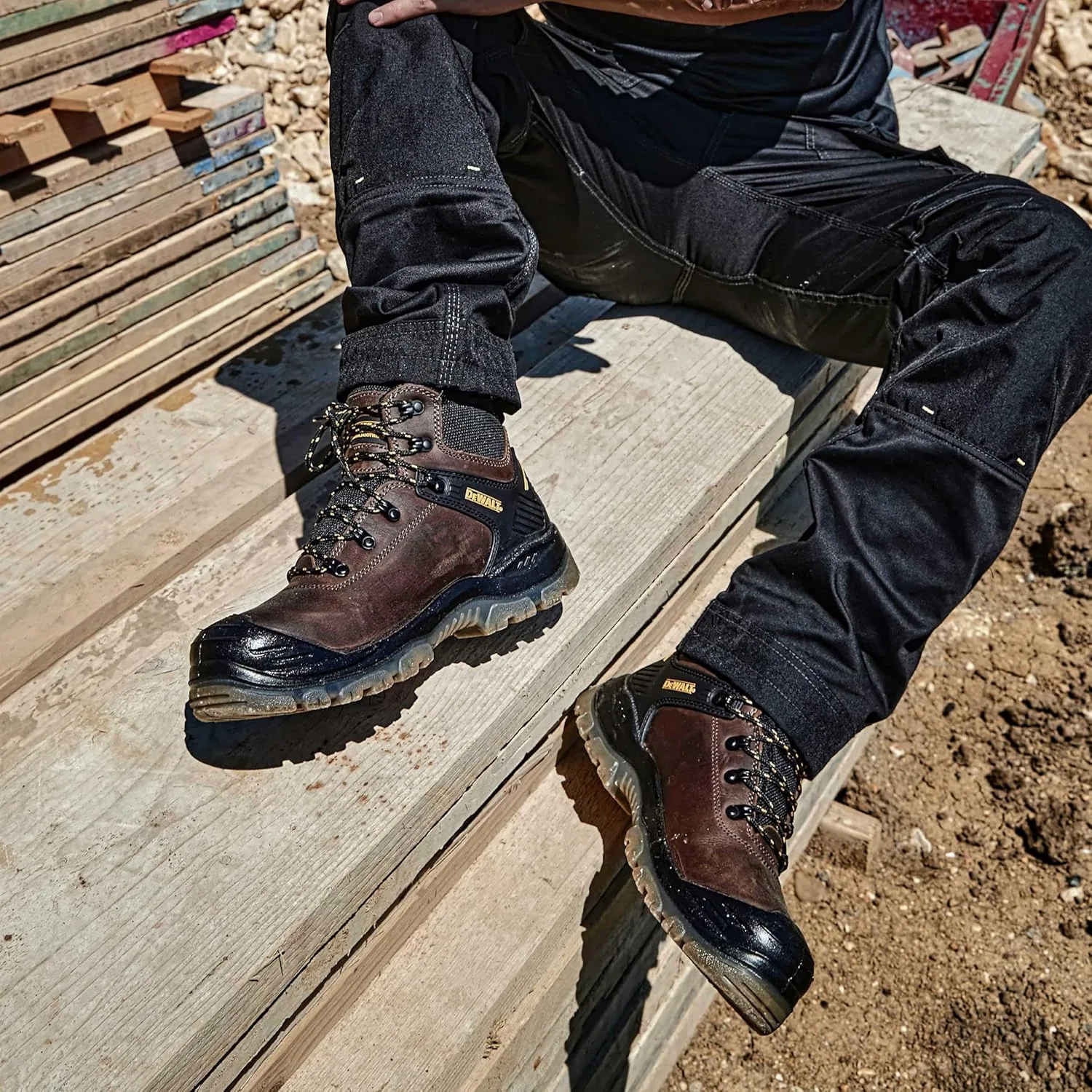 Мужские защитные ботинки DeWalt Newark, Brown — фото 4
