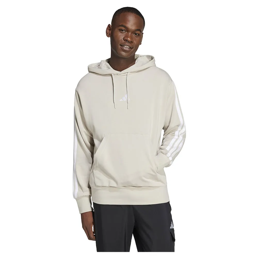 

Худи adidas Essentials 3 Stripes French Terry, бежевый