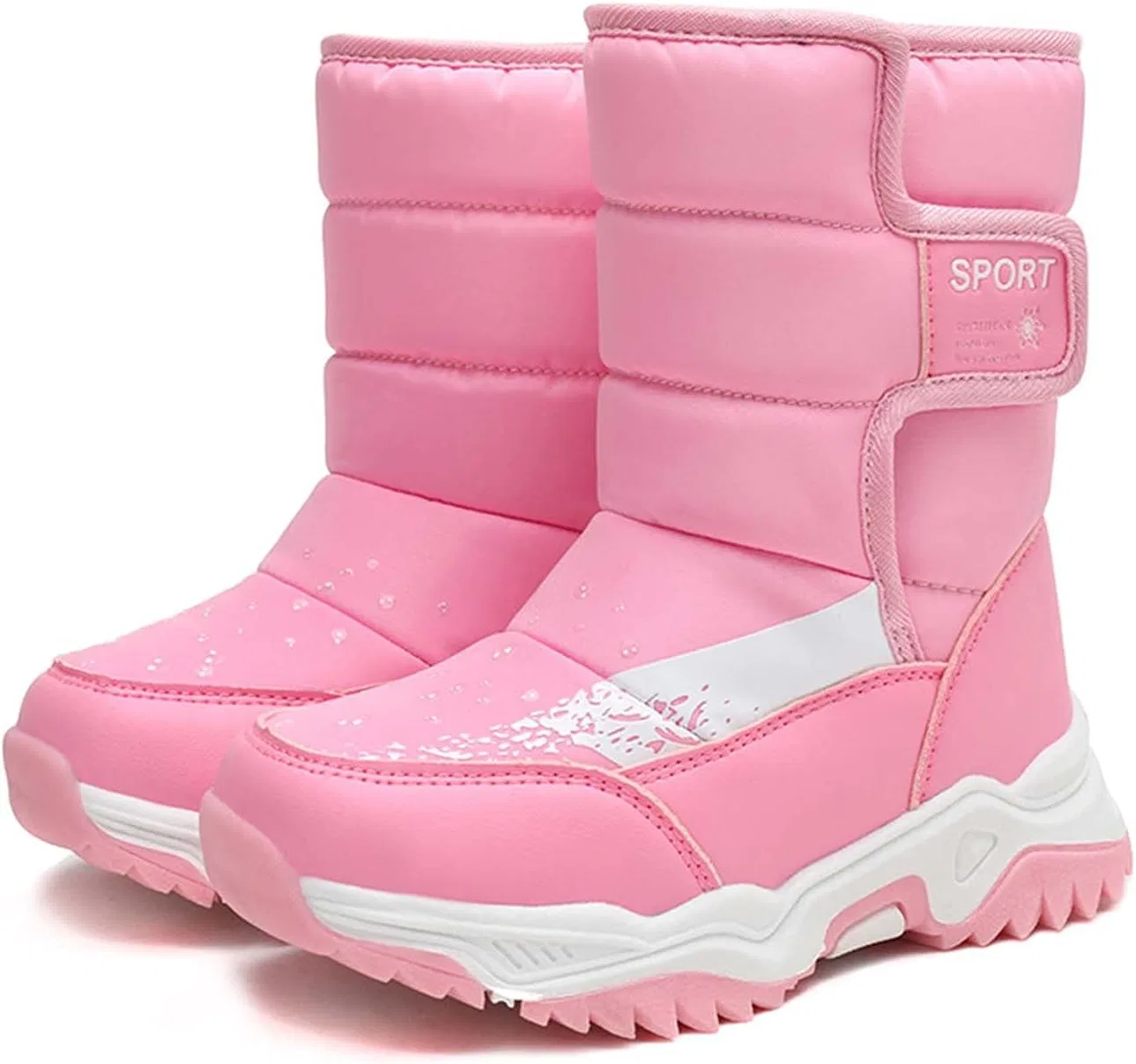 Детские зимние ботинки с меховой подкладкой Snow Boots Eliogn, Pink
