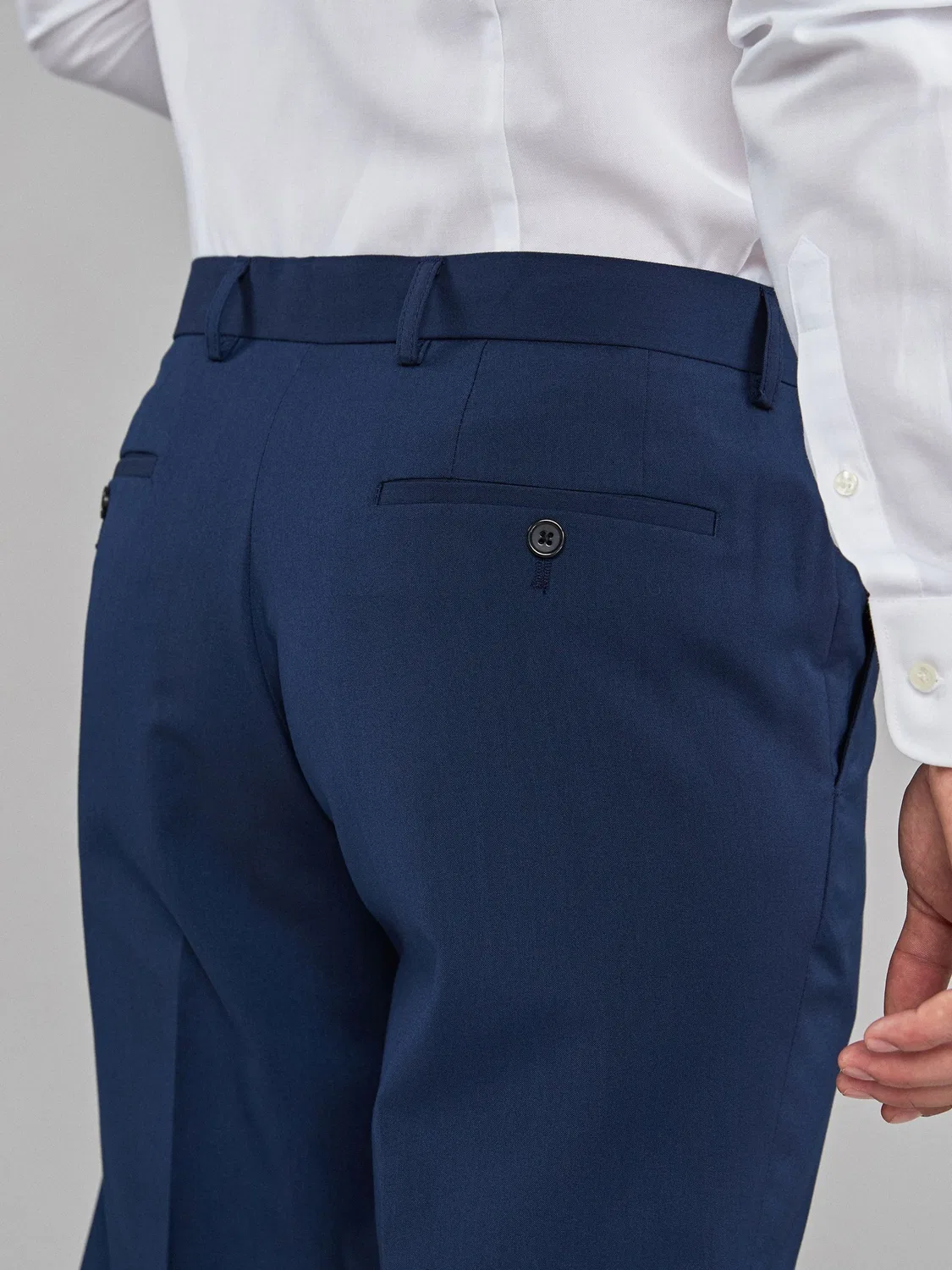 Брюки классические Regular Fit Smart Trousers Next, ярко-синие — фото 3