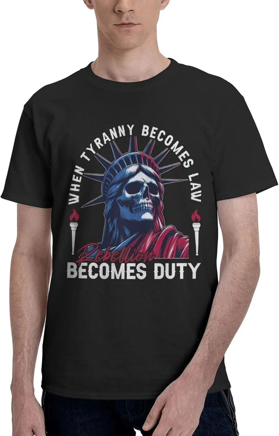 Мужская футболка с графическим принтом Summer, Cotton, Black