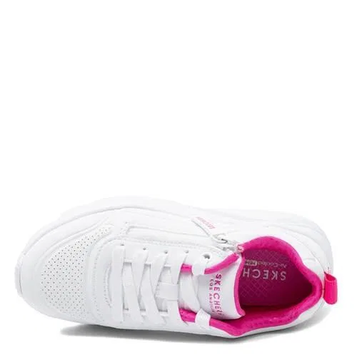 Детские кеды с принтом Skechers Uno Lite, Weiss — фото 3
