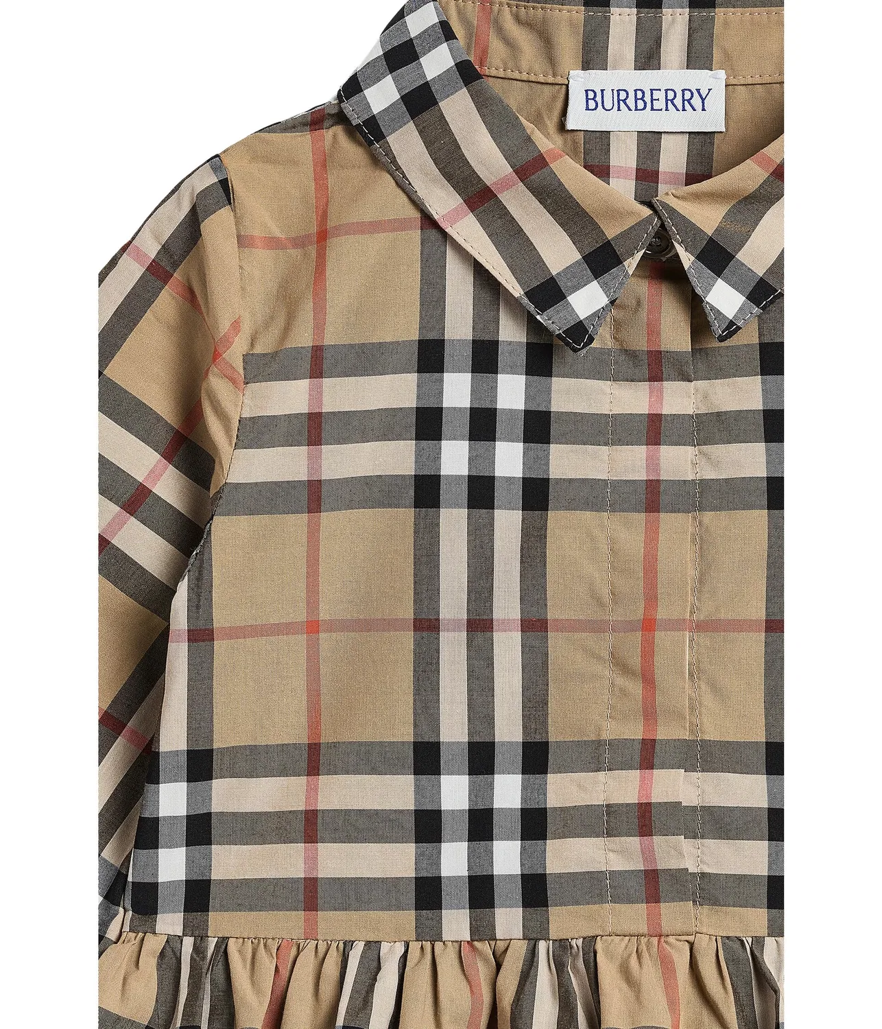 Платье в клетку «Винифред» (для младенцев/малышей) Burberry Kids, Sand IP Check — фото 3