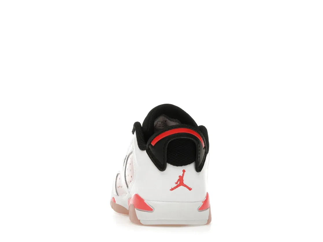 Детские кроссовки Lifestyle Jordan 6 Retro Atmosphere, White/Atmosphere-Infrared 23-Black — фото 4