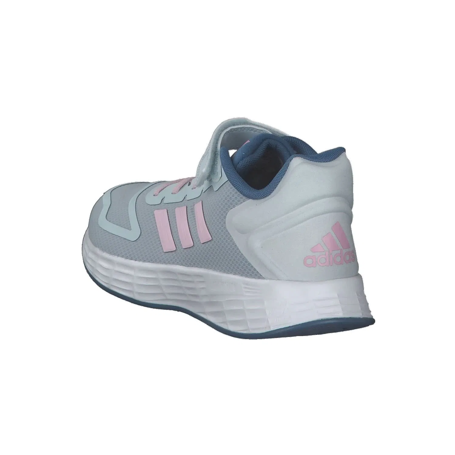 Детские кроссовки для мальчиков с принтом Adidas, Blue Tint S18 Light Pink Altered Blue — фото 4