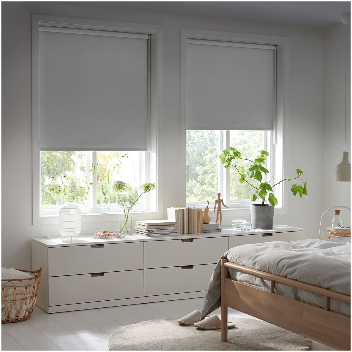 Рулонная штора Ikea Fridans 200х195 см, серый — фото 4