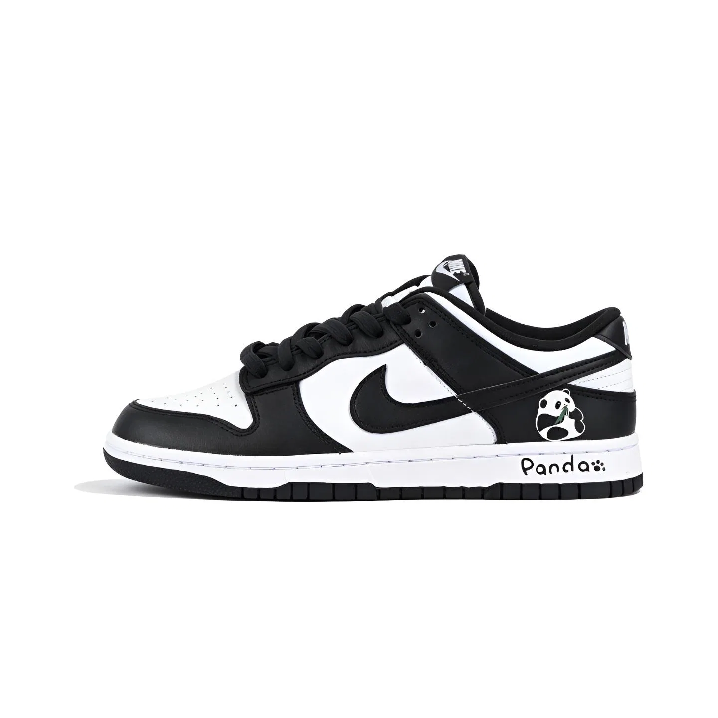 Кроссовки для скейтбординга Dunk Kids, Nike, Black White