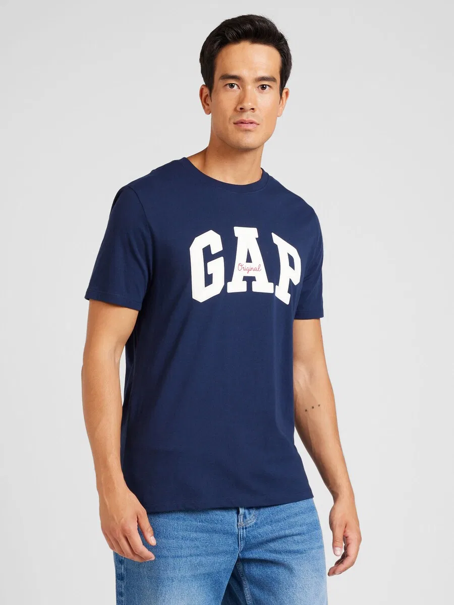 Рубашка GAP темно-синего цвета — фото 3
