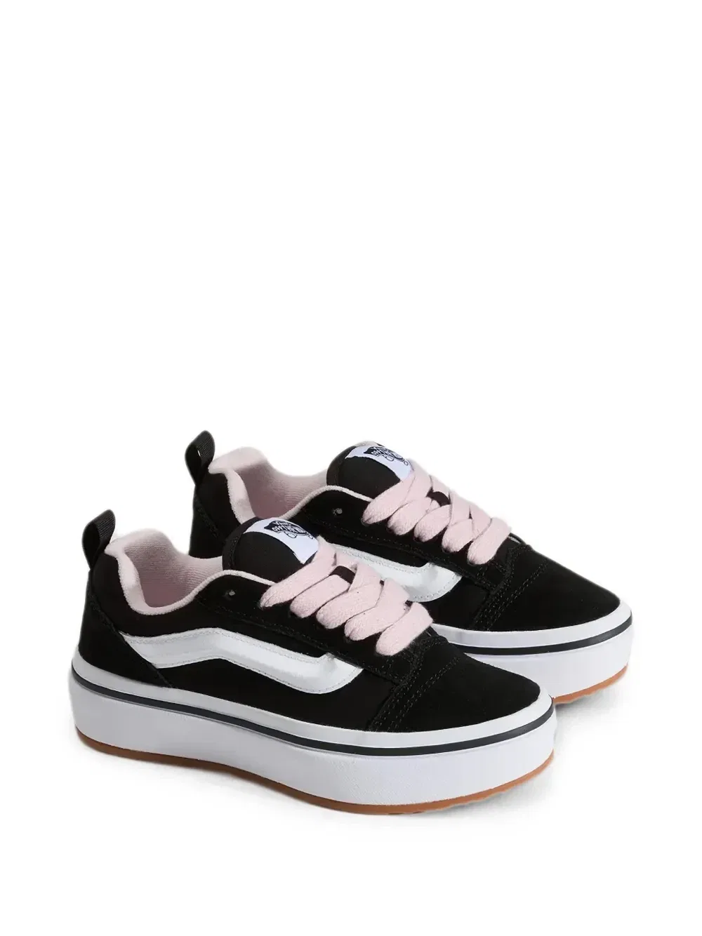 Кеды на платформе с нашивкой-логотипом Vans Kids, черный — фото 2