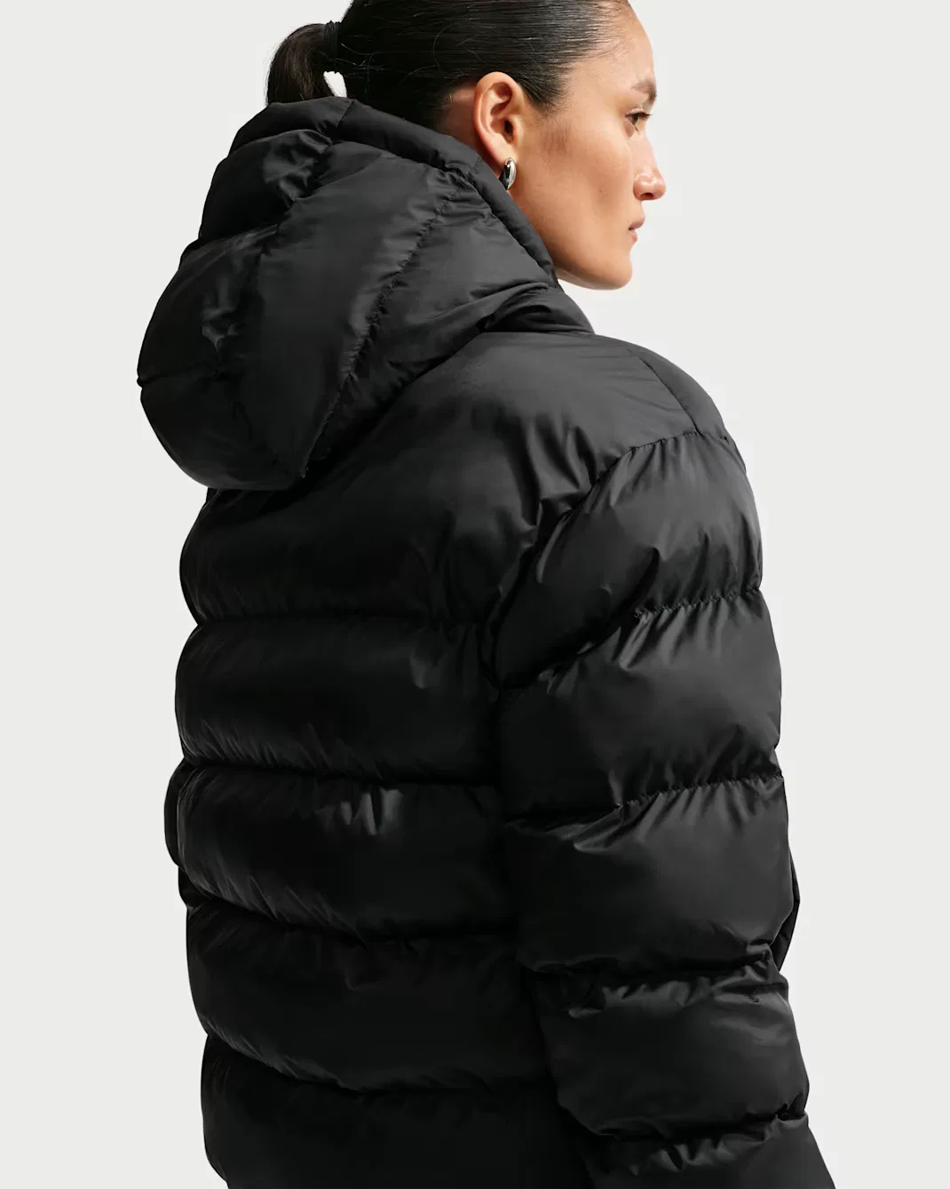 Женская куртка Therma-FIT Nike Sportswear, Black/Sail — фото 2