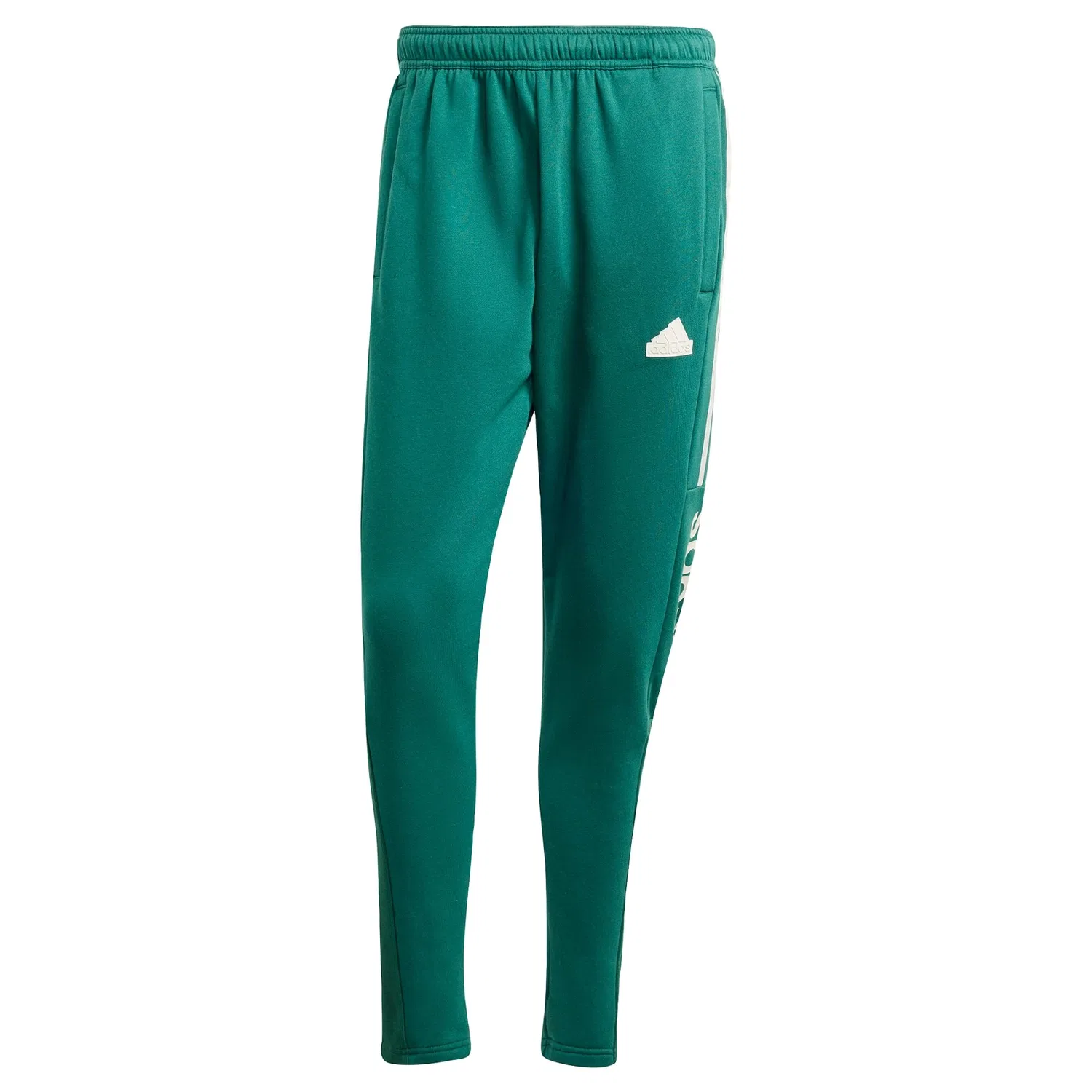 Мужской спортивный брюки с завязкой на поясе Macbook Pro Adidas, Collegiate Green Alumina
