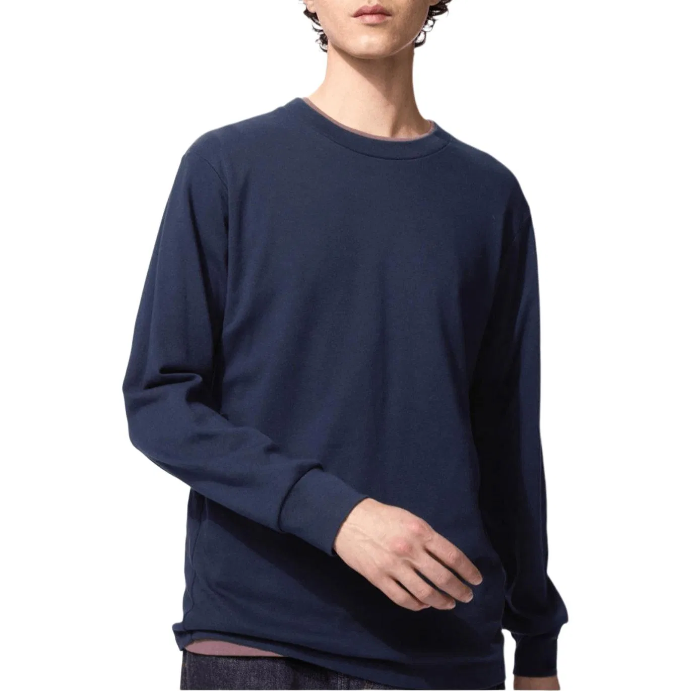 Мужская футболка с круглым вырезом 69 Navy Blue UNIQLO