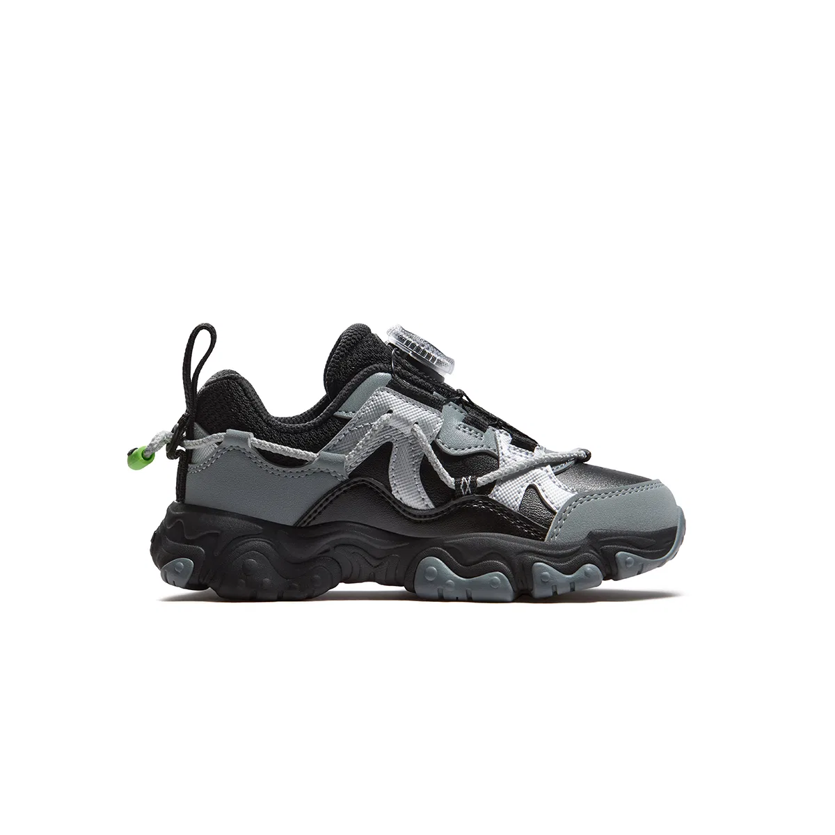 Детские кроссовки для бега с принтом Heritage FHT FILA KIDS, Black/Medium Gray — фото 3