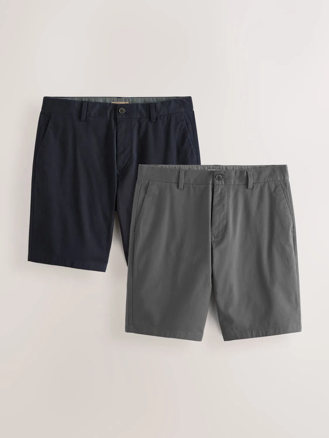 Шорты чинос прямого кроя 2шт, Navy/Charcoal Next