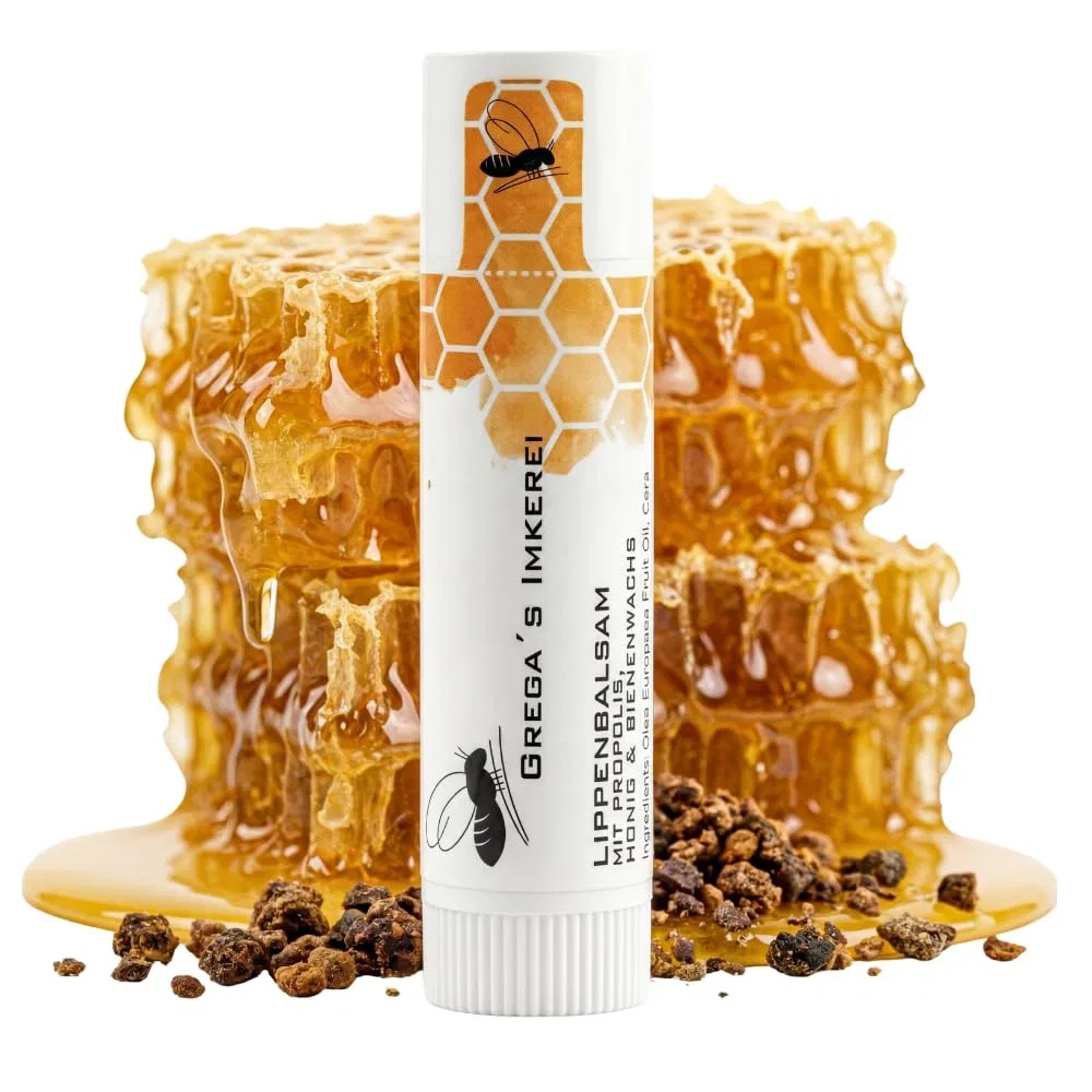 Бальзам для губ Honey & Propolis Lip Balm Care Stick 7 г, Grega´s Imkerei
