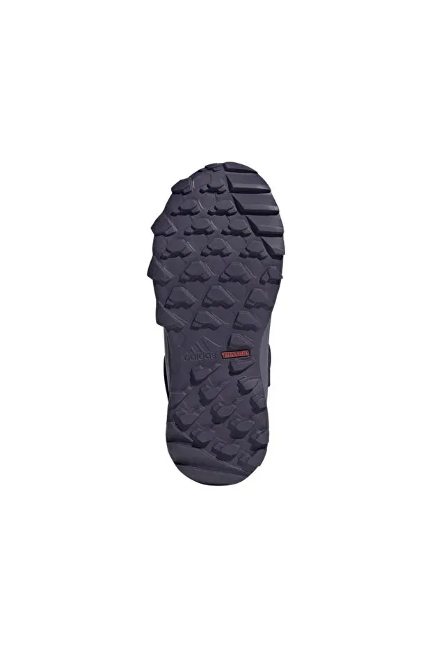Детские ботинки для девочек на шнуровке Terrex Snow CW K Adidas, Navy Blue — фото 3