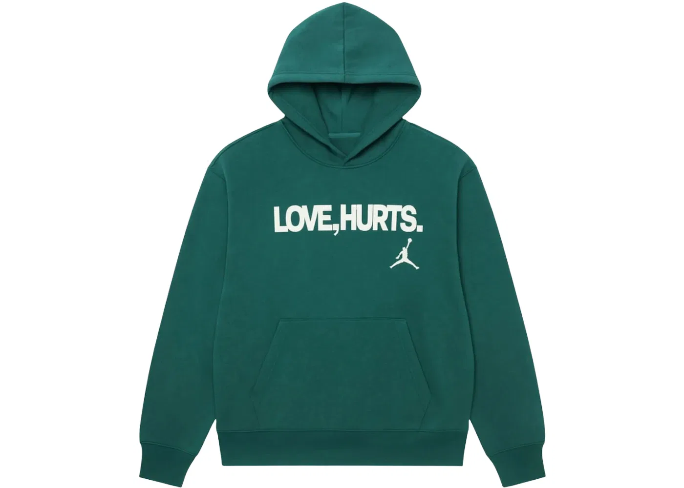 Женская худи с флиса Jalen Hurts Love Hurts Pullover Fleece Hoodie Jordan, Sport Teal