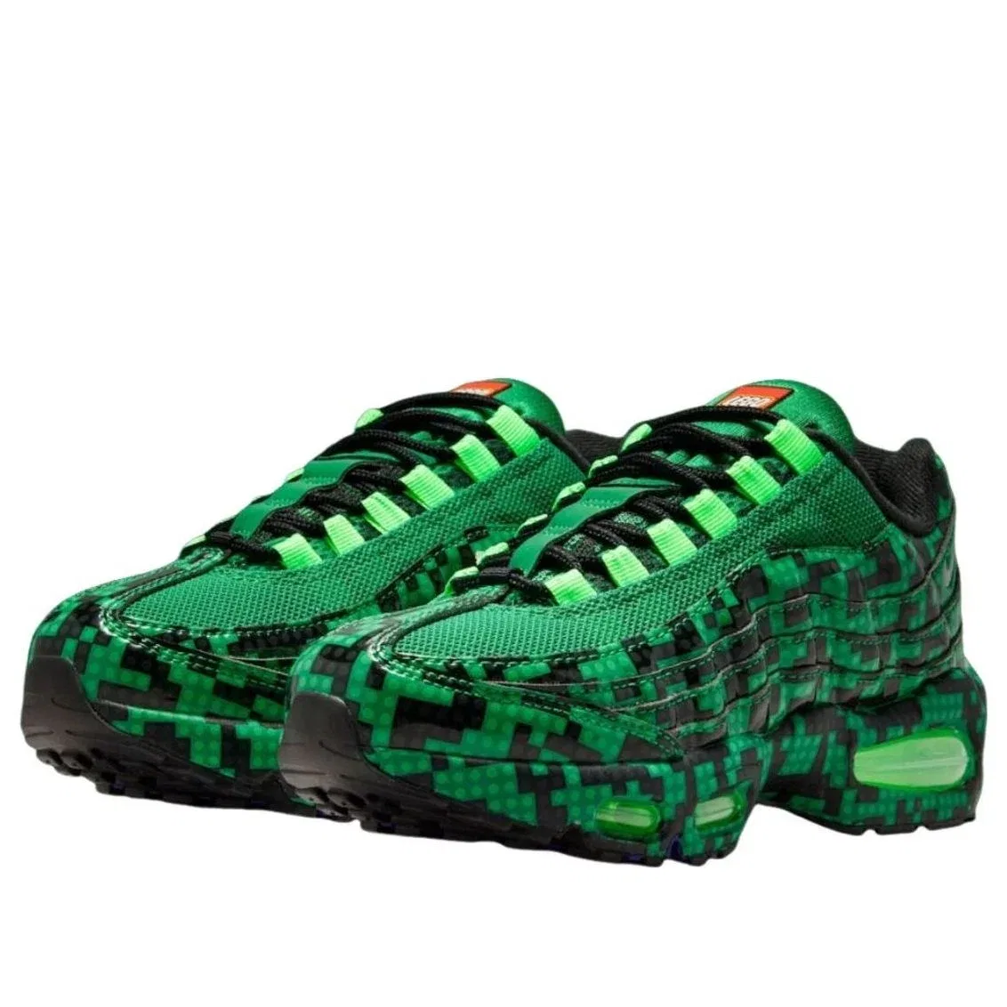 Детские кроссовки Nike x LEGO Air Max 95 Lucky, зеленый — фото 2