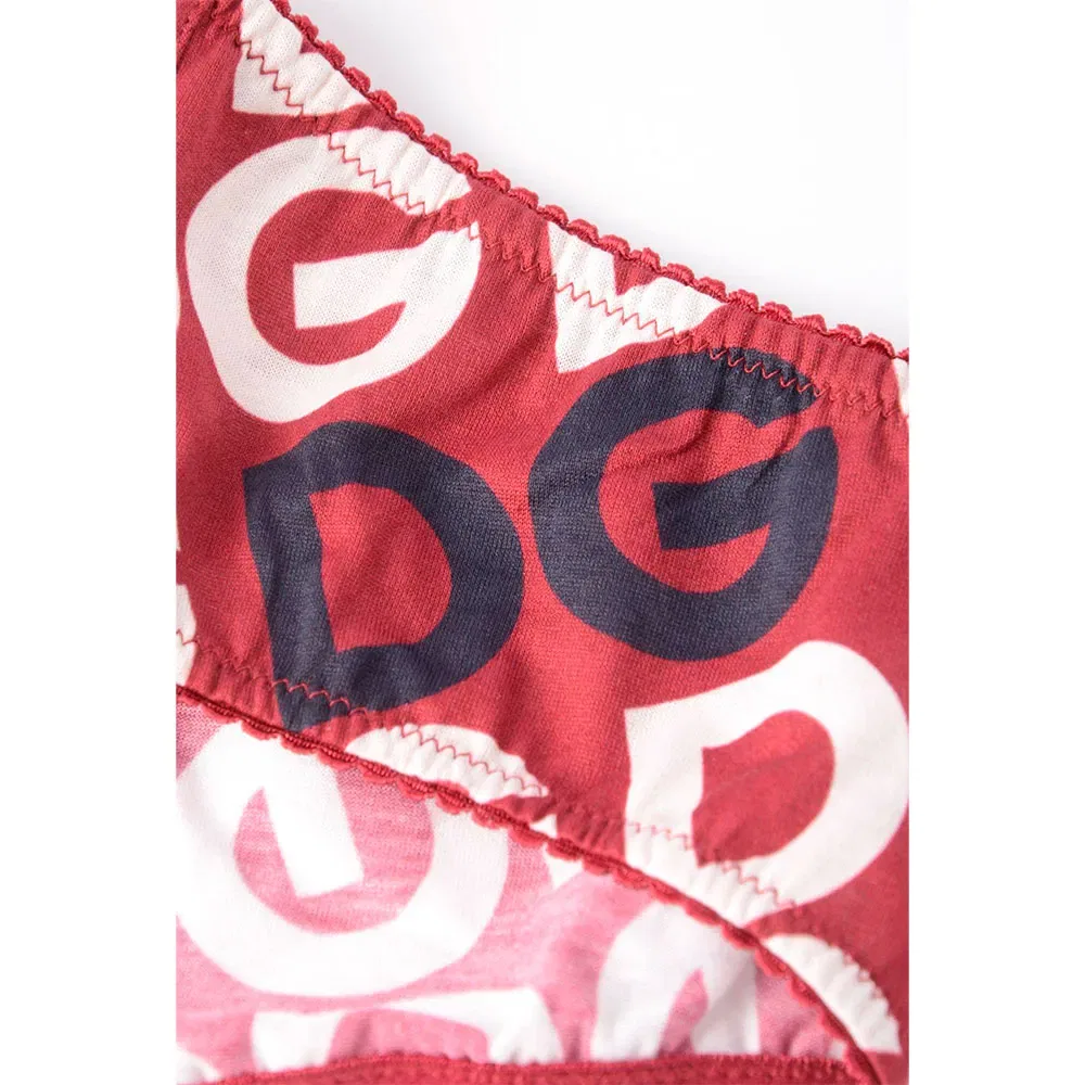 Женские трусы с принтом DG Dolce & gabbana, Red — фото 3