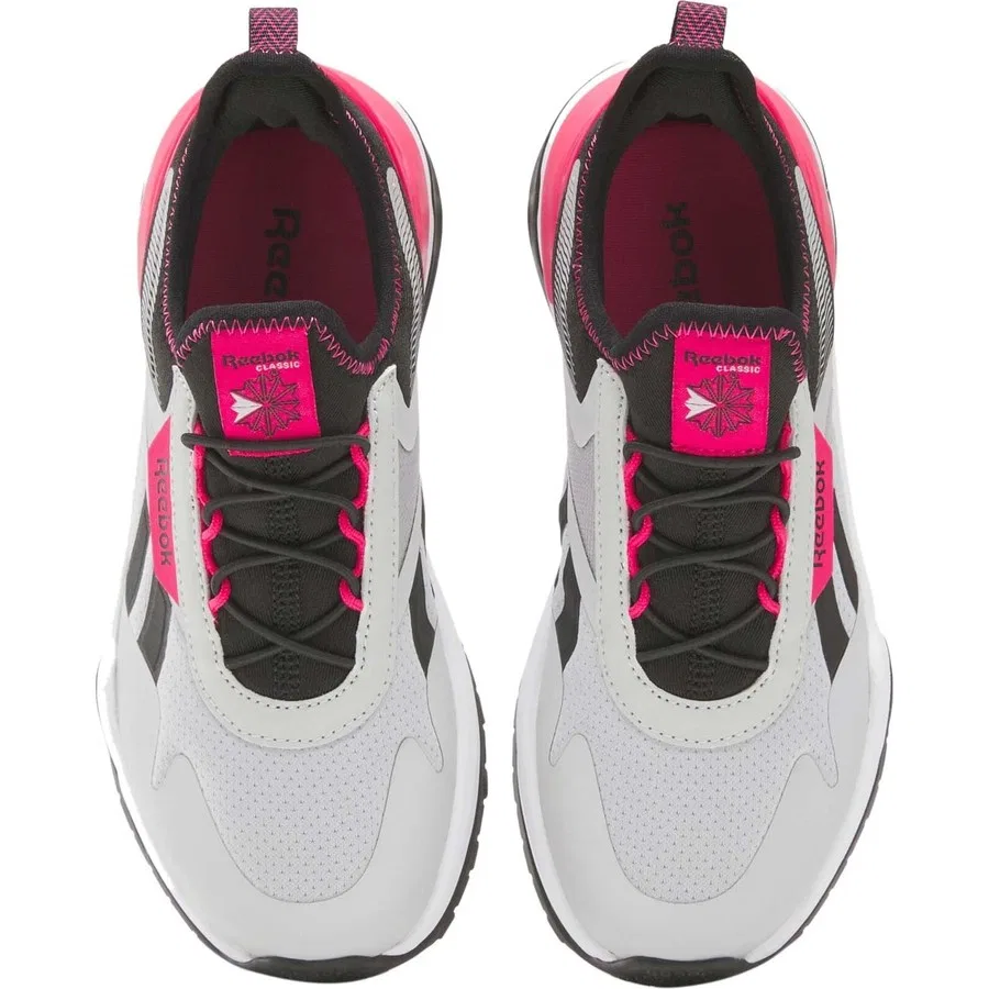 Детские кроссовки с текстильным верхом Reebok Classic So Gri, Белый/Светло-серый — фото 4