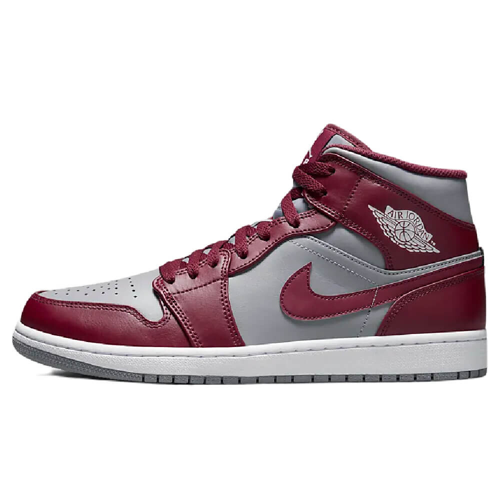 

Кроссовки Nike Air Jordan 1 Mid, красный/серый