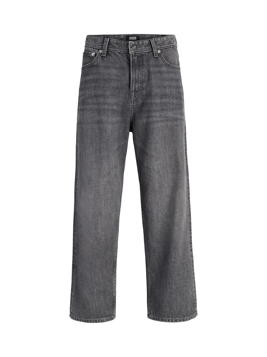 Детские джинсы Jack & Jones Junior Baggy Jeans 'JJIALEX JJORIGINAL' темно-серого цвета
