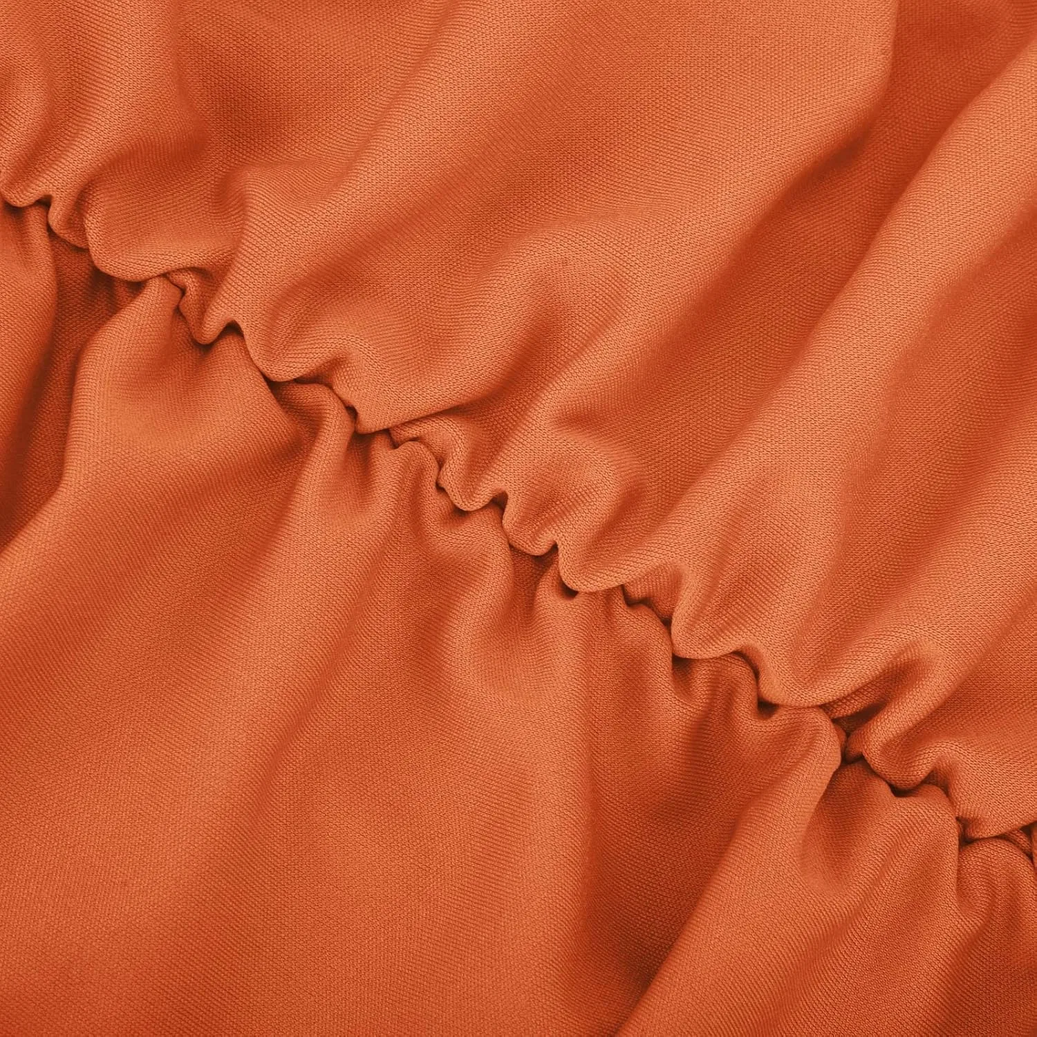Женское элегантное платье с открытыми плечами, Orange — фото 4