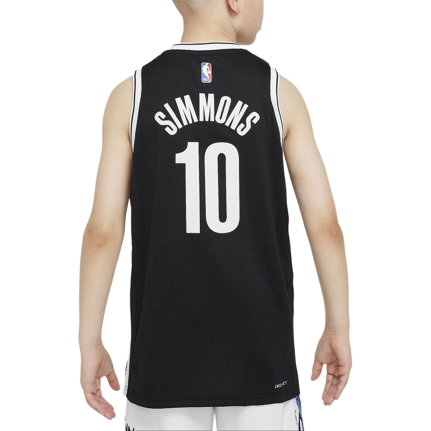 Детская майка Nike x NBA Brooklyn Nets Icon Black — фото 3