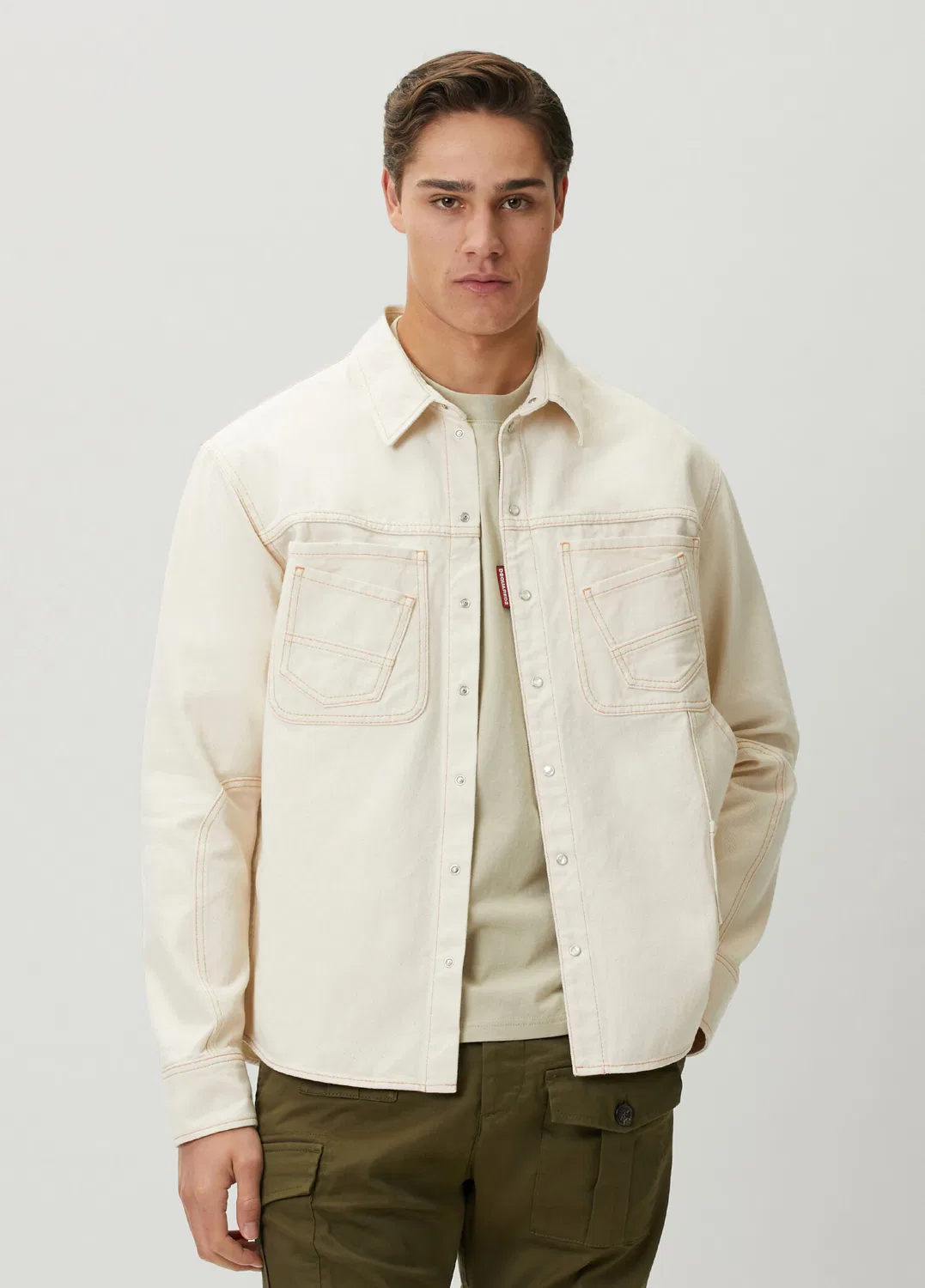 Джинсовая куртка Dsquared2, broken white