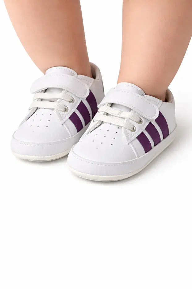 Детские туфли для девочек гибкие Minissa, Purple White