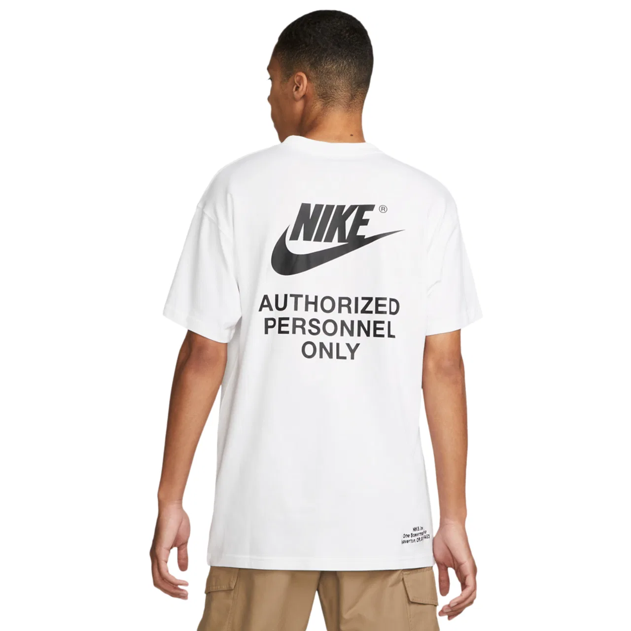 Футболка мужская Nike Authorized Personal T-Shirt, белый/черный — фото 2