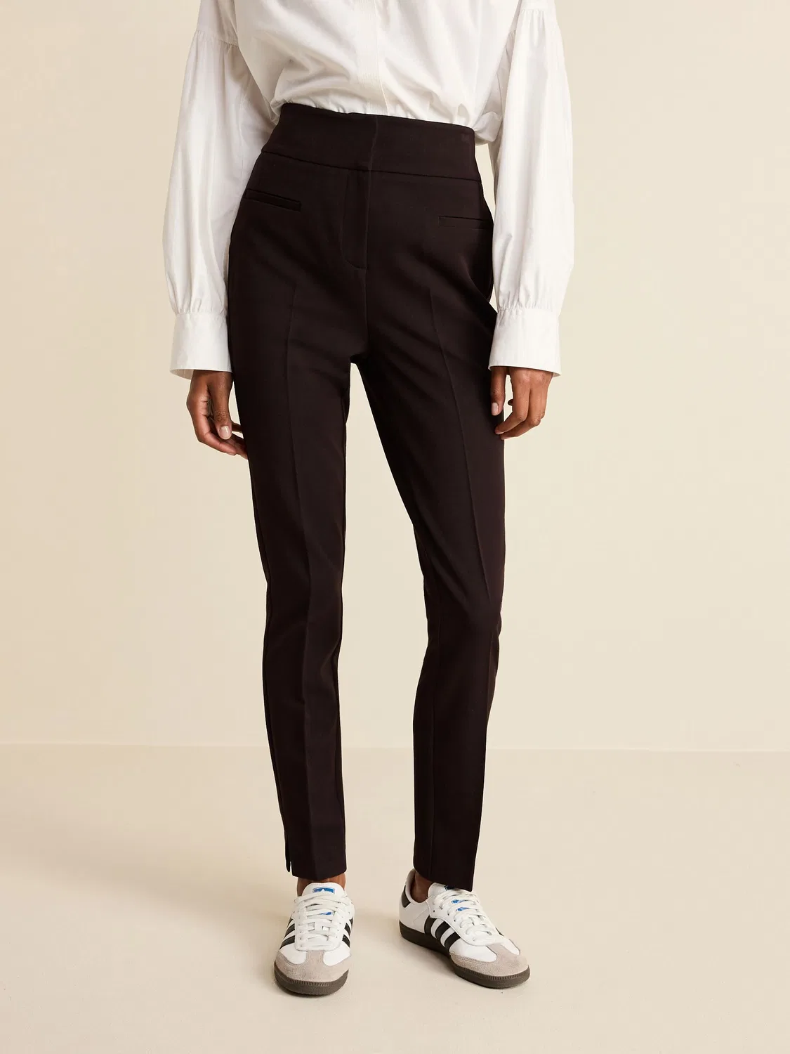 Брюки зауженные, модель Tailored Trousers Next, черный